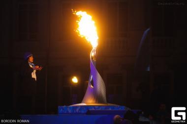 Эстафета паралимпийского огня в Н. Новгороде