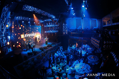 Новогодний корпоратив «Лукойл», Milo concert hall